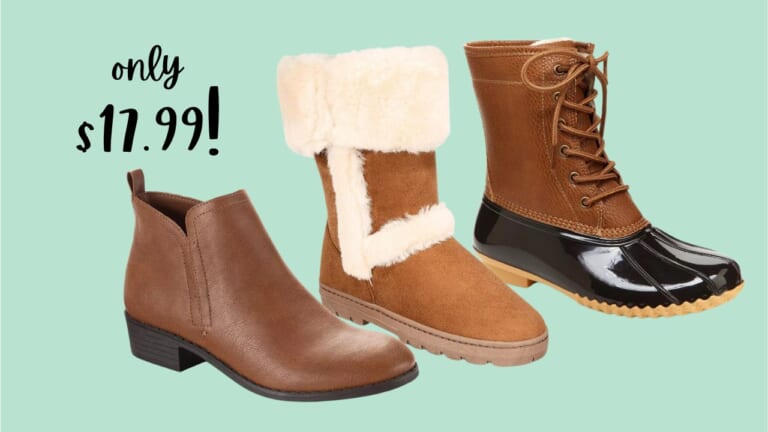 Macy’s | Women’s Boots Starting at $17.99!