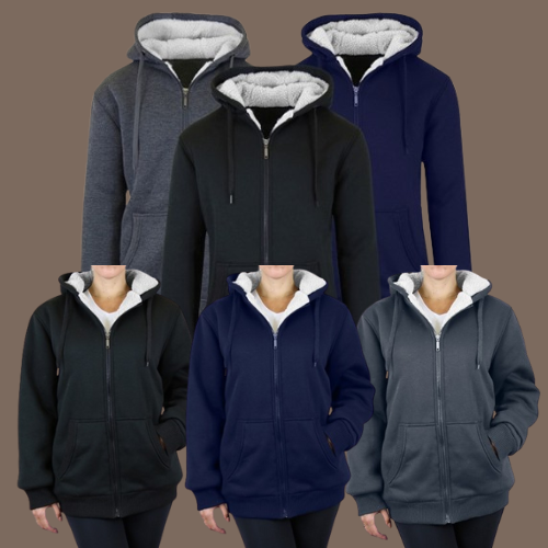 Amazon Prime Exclusive: Men’s and Women’s Heavyweight Sherpa Fleece Lined Zip Hoodies $17.99 Shipped Free (Reg. $40) – 3 Colors