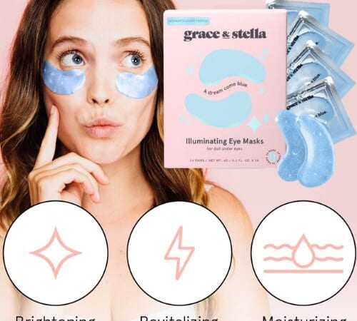 Under Eye Mask (Blue, 24 Pairs) as low as $12.71 Shipped Free (Reg. $30.95) – 53¢/Pair