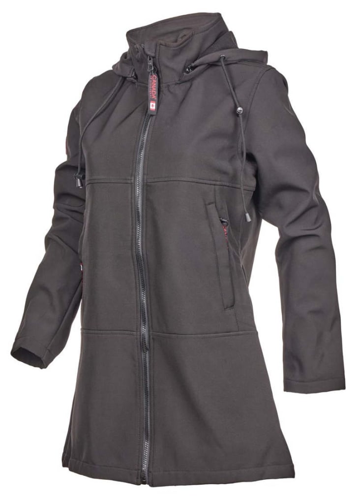 Canada Weather Gear Women's Long Softshell Jacket for $50 + free shipping