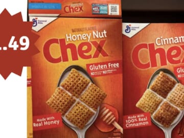 $1.49 Chex Cereal with Stacking Deals at Kroger