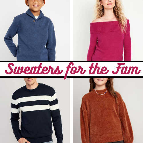 2 Days Only! Sweaters for the Fam from $12 (Reg. $34.99)