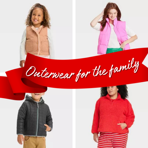 Today Only! Save 40% on Outerwear for the family from $10.80 (Reg. $18+)