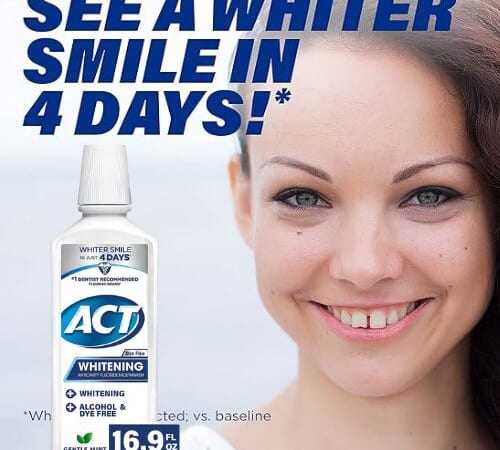 ACT Whitening + Anticavity Fluoride Alcohol Free Mouthwash as low as $3.89 After Coupon (Reg. $6.59) + Free Shipping