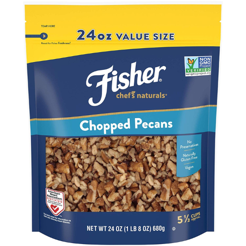 Fisher Chef’s Naturals Unsalted Chopped Pecans, 24 Oz as low as $9.50 Shipped Free (Reg. $13.47)