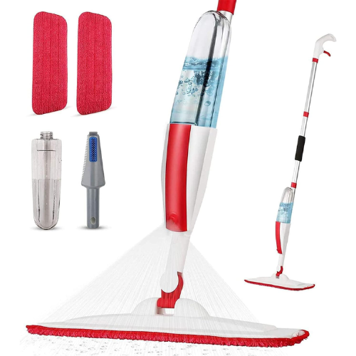 Floor Cleaning Wet Spray Mop with 14 Oz Refillable Bottle $15.99 (Reg. $19)