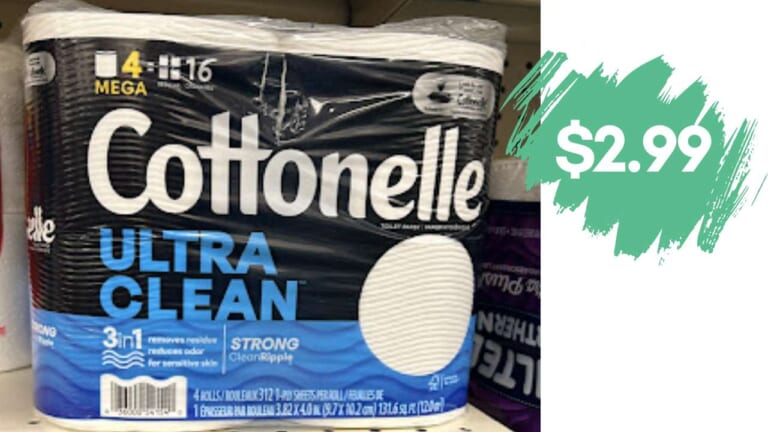 $2.99 Cottonelle Bath Tissue at Walgreens