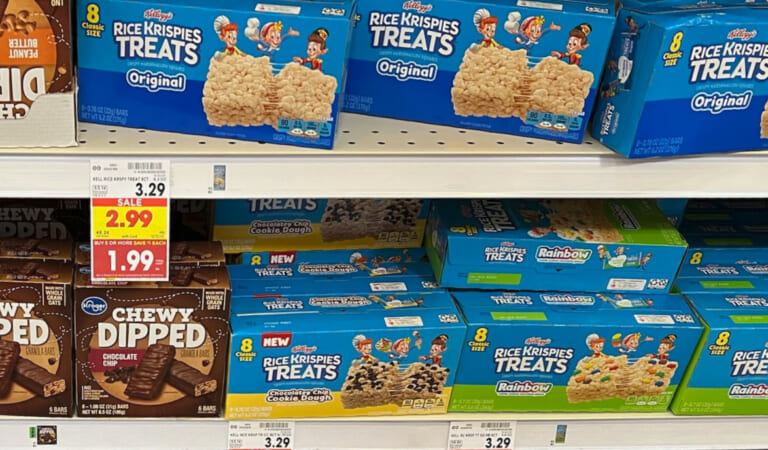 Kellogg’s Rice Krispies Treats As Low As $1.49 At Kroger