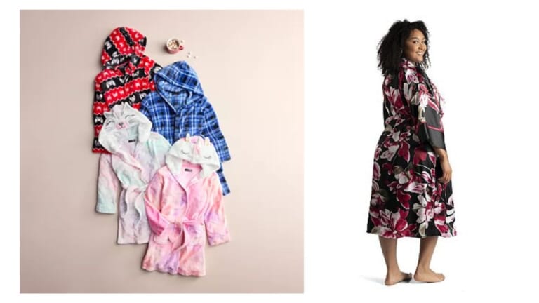 Kohl’s | Robes for the Entire Family Starting at $11.40