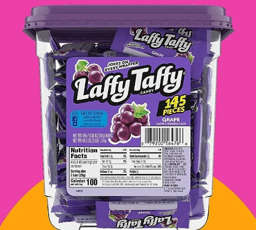 Laffy Taffy 145-Piece Grape Candy as low as $10.17 Shipped Free (Reg. $17.10) – 7¢/Candy