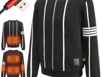 Tengoo Heated Sweater for $44 + free shipping