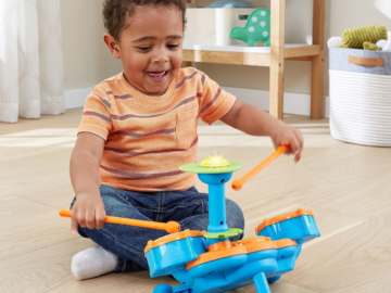 VTech Kids’ KidiBeats Drum Set Toy $10.23 After Coupon (Reg. $22)