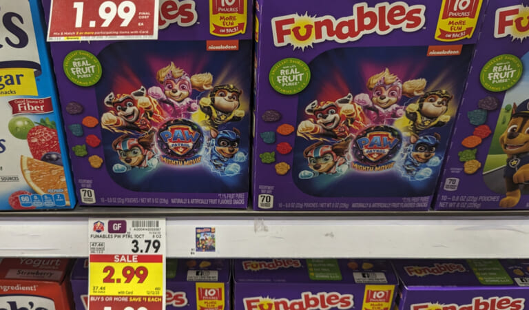 Funables Fruit Snacks As Low As $1.74 At Kroger