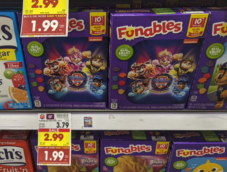 Funables Fruit Snacks As Low As $1.74 At Kroger