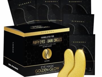 Golden Glow Under Eye Patches (20 Pairs Eye Gels)
