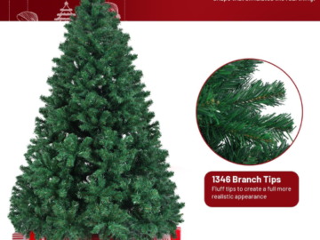 Make this holiday season unforgettable with this Premium Spruce Holiday Artificial 7.5 Ft Christmas Tree $19.99 After Code (Reg. $49.99) + Free Shipping