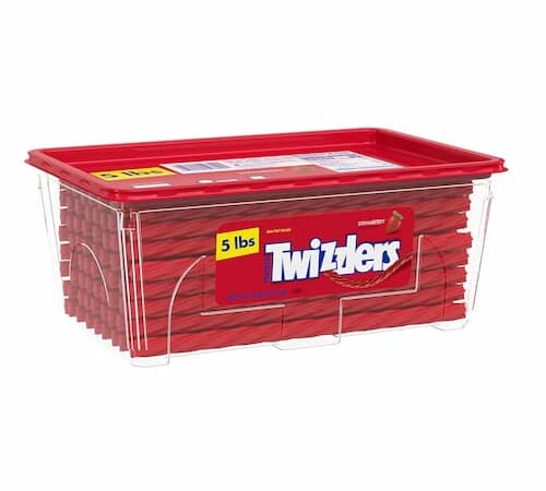 Twizzlers Twists Strawberry Flavored Licorice 5lb Tub only $7.78 shipped!