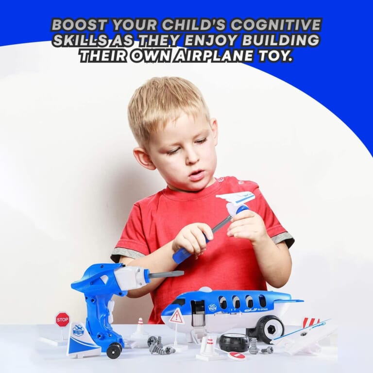 Electric Drill Airplane Take Apart Toy $9.50 After Coupon (Reg. $19)