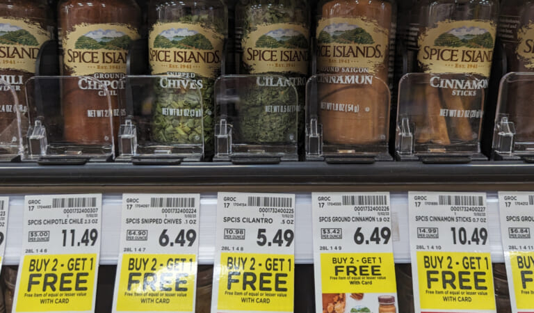 Spice Islands Spices As Low As $2.91 At Kroger