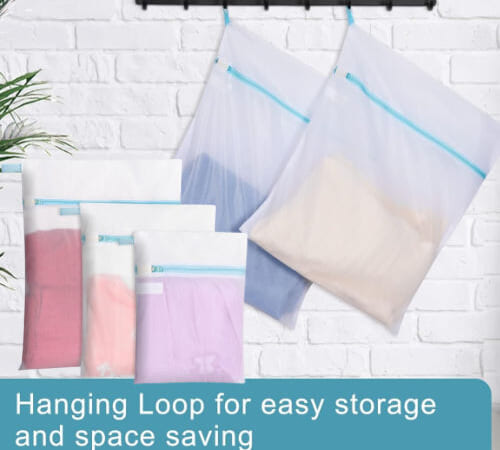 Durable Fine Mesh Laundry Bags, 3-Pack $3.98 After Code (Reg. $7) -S,M,L Sizes, with Reinforced Zipper