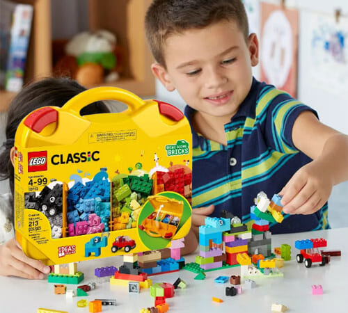 LEGO Classic Creative 213-Piece Suitcase with Sorting Storage Organizer Case $13.79 (Reg. $20)