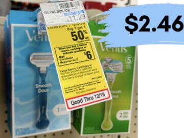 $2.46 Venus Smooth Razors at CVS