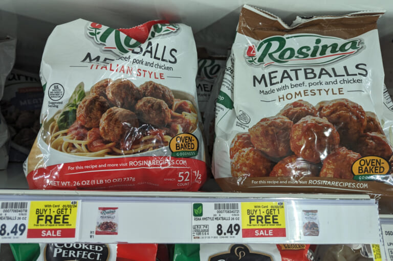 Big Bags Of Rosina Meatballs As Low As $3 At Kroger