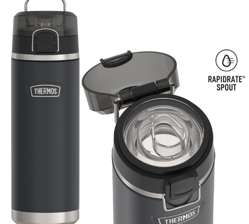 Thermos Icon Series Stainless Steel 24-Oz Water Bottle with Spout (Granite) $13.59 (Reg. $25) – Lowest price in 30 days