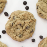 Gooey Chocolate Chip Cookies with Whole Wheat Flour (A Family Favorite!) + Free Printable Gift Tags