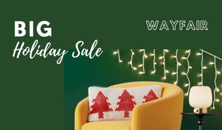 Wayfair’s Big Holiday Sale | 70% Off Furniture, Decor & More!