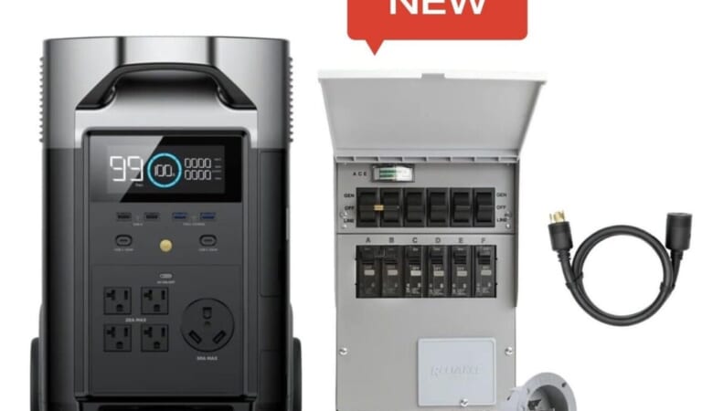 Certified Refurb EcoFlow Delta Pro Power Station w/ Transfer Switch for $1,899 + free shipping