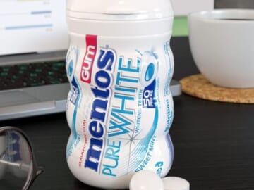 Mentos Pure White Sugar-Free Sweet Mint Chewing Gum, 200-Count as low as $8.63 After Coupon (Reg. $15.80) + Free Shipping – 4¢/Gum
