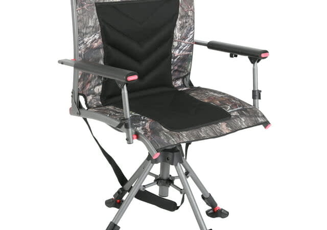 Mossy Oak Camouflage Swivel Blind Chair for $53 + free shipping