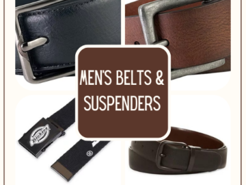 Buy 1 Get 1 50% off on Men’s Belts & Suspenders!