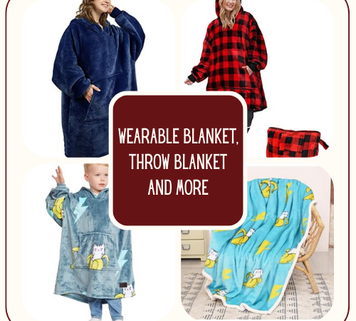 Today Only! Wearable Blanket, Throw Blanket and More from $11.99 (Reg. $15.99+)