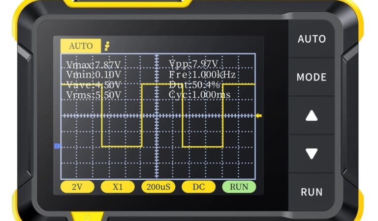 Fnirsi Mini Handheld Digital Oscilloscope for $20 + free shipping