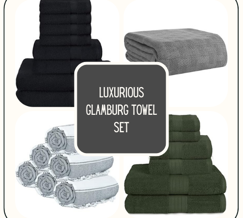 Today Only! Save on Luxurious Glamburg Towel Set from $19.19 (Reg. $29.99+)