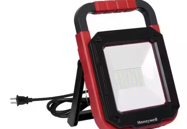 Honeywell 3,000-Lumen Rechargeable LED Work Light for $16 + free shipping