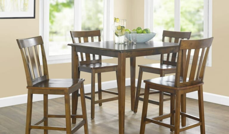 Mainstays Mission 5-Piece Counter-Height Dining Set for $175 + free shipping