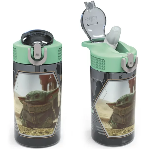 Star Wars The Mandalorian Baby Yoda Kids’ Plastic Water Bottle 2-Pack Set $7.99 (Reg. $13) – $3.99/16 Oz Bottle