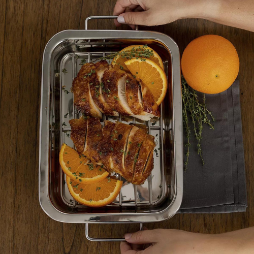 Sedona 12-Inch Roasting Pan & Rack $9.99 (Reg. $29)