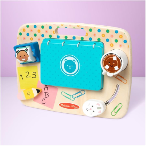 Melissa & Doug Wooden Work & Play Desktop Activity Board $13.19 (Reg. $28) – LOWEST PRICE