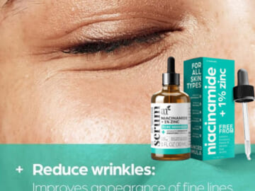 artnaturals Niacinamide Face Serum as low as $4.53 After Coupon (Reg. $15) + Free Shipping – Advanced Formula, Blemish & Pore Reducer + MORE Serums with Coupons