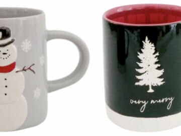 Christmas Mugs only $2.39 + Free In-Store Pickup!