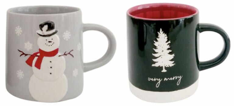 Christmas Mugs only $2.39 + Free In-Store Pickup!