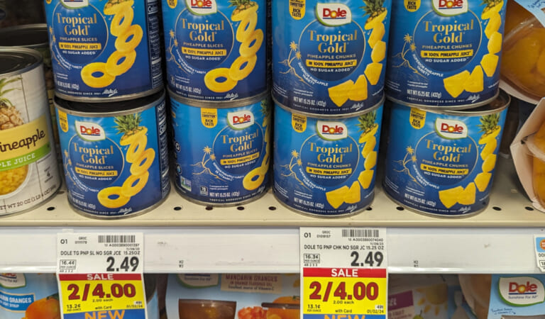 Dole Tropical Gold Pineapple Just $1.50 Per Can At Kroger