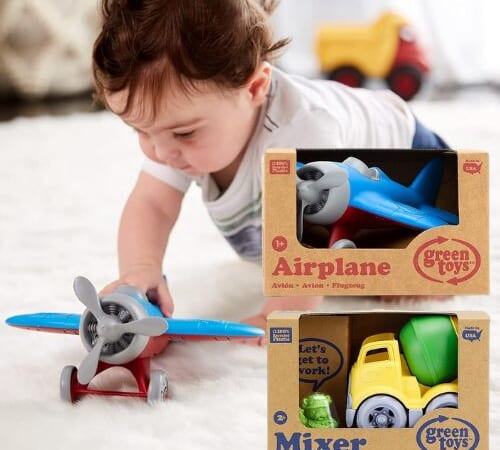 Green Toys Airplane and Cement Mixer Construction Truck $7.49 (Reg. $11.34)