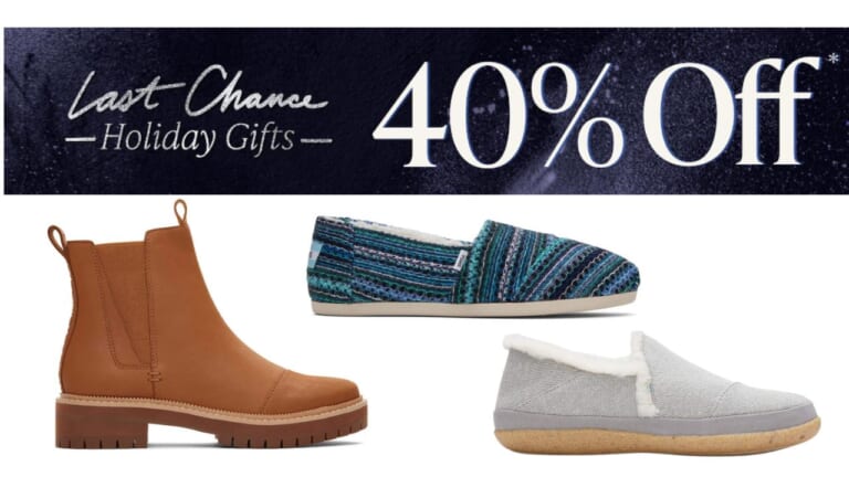 TOMS Shoes | 40% Off Last Chance Holiday Gifts!