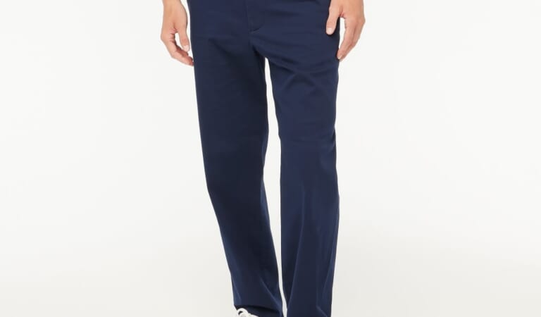 J.Crew Factory Men's Relaxed-Fit Flex Chino Pants for $24 + free shipping