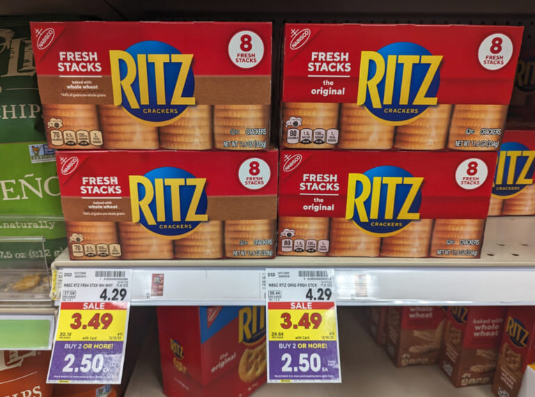 Ritz Crackers Just $1.50 At Kroger